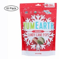 Yumearth Organics - Organic Pops - Christmas Candy Cane - CS of 18-8.50 oz.