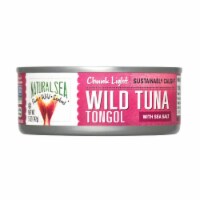 Natural Sea Wild Tongol Tuna, Salted, Chunk Light - Case of 12 - 5 oz.