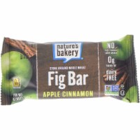Nature's Bakery Stone Ground Whole Wheat Fig Bar - Apple Cinnamon - Case of 12 - 2 oz.