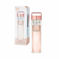 Dylanâ„¢ Rose Gold Glass Travel Infuser Mug