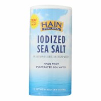 Hain Sea Salt - Iodized - Case of 8 - 21 oz.