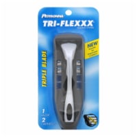 Personna Tri-Flexxx Triple Blade Shaving System - 1 Razor 2 Cartridges - Father's day Gift