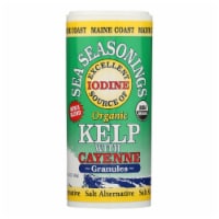 Maine Coast Organic Sea Seasonings - Kelp Granules with Cayenne - 1.5 oz Shaker