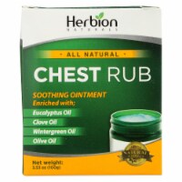 Herbion Naturals All Natural Chest Rub Ointment - 1 Each - 3.53 oz.