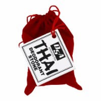 Thai Deodorant Stone Stone in Velvet Pouch - 1 Pouch