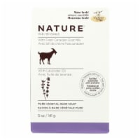 Nature By Canus Bar Soap - Goats Milk - Lavender Oil - 5 oz.