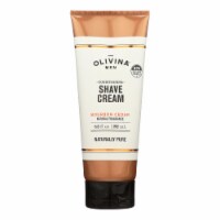Olivina Men Bourbon Cedar Conditioning Shave Cream - 1 Each - 6.5oz - Gift for Father's Day
