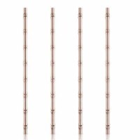 Viski Bamboo Copper Straws