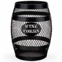 Twine Black Barrel Cork Holder