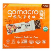 GoMacro - Kids Macrobar Peanut Butter Cup - CS of 7-6.3 oz.