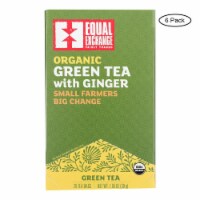 Equal Exchange - Tea Green Ginger - Case of 6-20 BAG