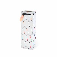 Holiday Lights Single-bottle Wine Bag by Cakewalk