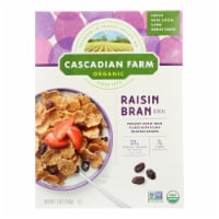 Cascadian Farm Organic Cereal - Raisin Bran - Case of 10 - 12 oz.