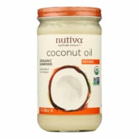 Nutiva Organic Coconut Oil - Refined - Case of 6 - 23 Fl oz.