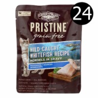 Castor and Pollux Cat - Wild Whitefish Morsel - Grain Free - Case of 24 - 3 oz.
