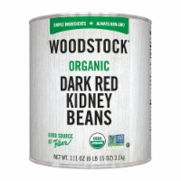 Woodstock Organic Dark Red Kidney Beans - Case of 6 - 111 oz.