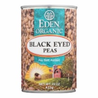 Eden Foods Organic Black Eyed Peas - Case of 12 - 15 oz.