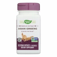Nature's Way - Korean Ginseng Root Standardized - 60 Vegetarian Cpasules