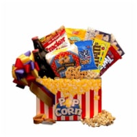 Movie Night Mania Gift Box - with 10.00 Redbox Gift Card - movie night gift basket