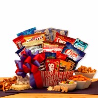 Snack time Favorites Gift Basket- snack basket - snack gift basket