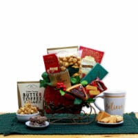 A Holiday Classic Old Fashioned Sleigh- Christmas gift basket - Holiday Gift Basket