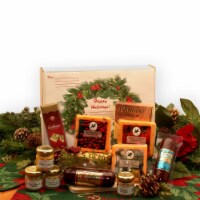 Happy Holidays Gourmet Sampler Pack- Christmas gift basket - Holiday Gift Basket