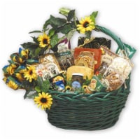 Sunflower Treats Gift Basket - gourmet gift basket