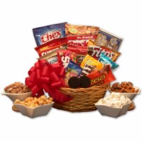 Snack Lovers Sampler Gift Basket- snack basket - snack gift basket