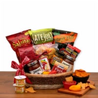 A Little Spice Gourmet Salsa & Chips Gift Basket - Salsa gift basket