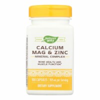 Nature's Way - Calcium Mag and Zinc - Mineral Complex - 100 Capsules