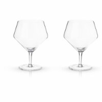 Angled Crystal Gin & Tonic Glasses by Viski