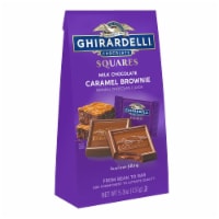GHIRARDELLI - Milk Chocolate Caramel Brownie Squares - 5.3 OZ Bag