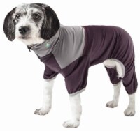 Embarker' Heathered Performance 4-Way Stretch Two-Toned Full Body Warm Up (Brown - Small)