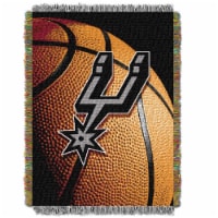 Spurs OFFICIAL National Basketball Association, Photo Real 48 x 60 Woven Tapestry Throw