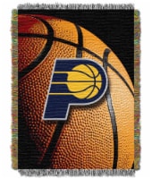 Pacers OFFICIAL National Basketball Association, Photo Real 48 x 60 Woven Tapestry Throw