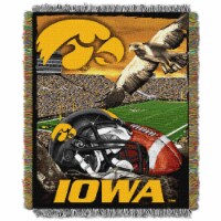 Iowa OFFICIAL Collegiate  Home Field Advantage  Woven Tapestry Throw