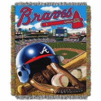 Braves OFFICIAL Major League Baseball, Home Field Advantage 48 x 60 Woven Tapestry Throw