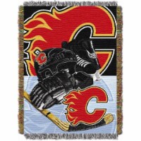 Flames OFFICIAL National Hockey League,  Home Ice Advantage  48 x 60  Woven Tapestry Throw