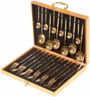 Set 24 Pieces Silverware Stainless Steel Cutlery Set Include Knife