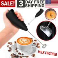 Handheld Milk Frother Whisk with Stand. Stainless Steel Battery Operated Electric  Foamer, 0.6 x 0.6 x 9.75 in - Kroger