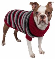 Polo-Casual Lounge Cable Knit Designer Turtle Neck Dog Sweater (Large)