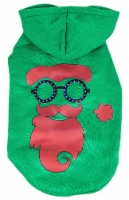 LED Lighting Cool Santa Shades Hooded Sweater Pet Costume (Small)