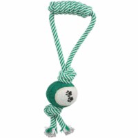 Pet Life Pull Away' Rope And Tennis Ball