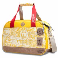 Pet Life Touchdog  Airline Approved Around-The-Globe Passport Designer Pet Carrier (Yellow)