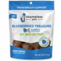 Natural, Grain-Free Dog Biscuits | Made w/Upcycled Ingredients in USA | Blueberried Treasure
