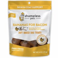 Natural, Grain-Free Dog Biscuits | Made w/Upcycled Ingredients in USA | Bananas for Bacon