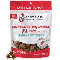 Cat Treats - Crunchy Treats for Cats with Coat & Digestive Support, More Lobster, Cheese