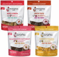 Dog Jerky Treats Moo Lobsta, Duck-Tato, Salmon Loves Butternut, Chick'N Colada - Variety Pack
