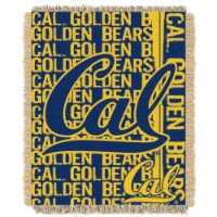 California Berkeley OFFICIAL Collegiate Double Play Woven Jacquard Throw