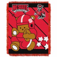 The Northwest Company N.C. State OFFICIAL Collegiate  Half Court  Baby Woven Jacquard Throw